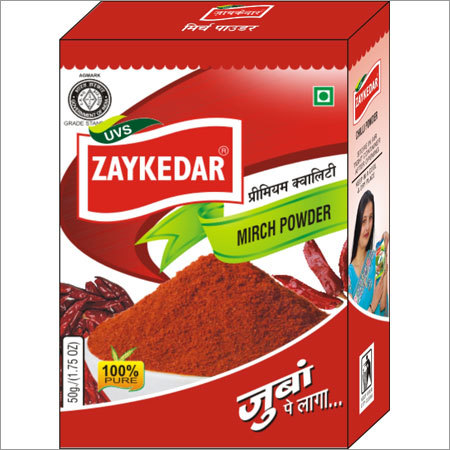 Mirch Powder - 500g, Cardboard Pack, 10x10x15 cm | Vibrant Color, Natural Drying, Consistent Taste
