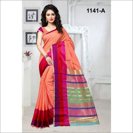 South Indian Cotton Silk Saree
