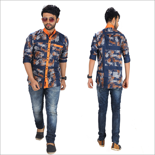 Club Wear Cotton Sartin Size: Medium