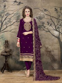Designer Semi-Stitched Salwar Suits