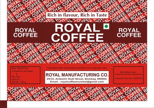 Raw Coffee Beans By ROYAL MANUFACTURING COMPANY