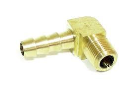 BRASS HOSE ELBOW MALE