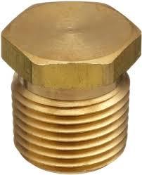 BRASS HEX PLUG