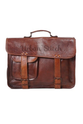 Handmade Pure Leather Natural Tanned Vintage Messe