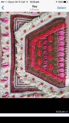 Embroidered Boho Bag - Multicolor Design with Braided Tassels | Customizable Colors and Designs, Button Closure