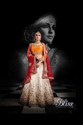 Off White Latest Trend Lehanga Choli For Wedding