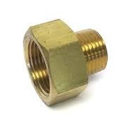 BRASS ADAPTOR MALE TO FEMALE