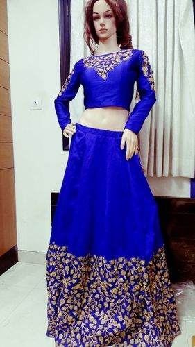 Indian Blue Designer Lehenga