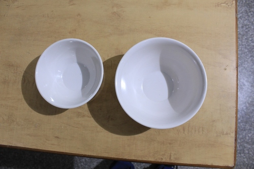 Diamond White Color Bowl