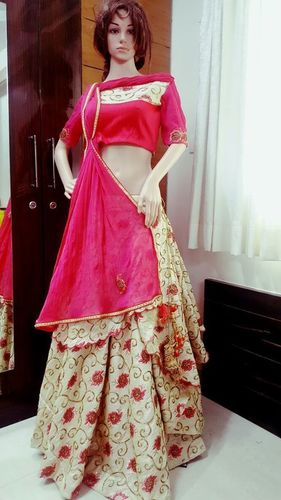 Indian Red Designer Lehenga