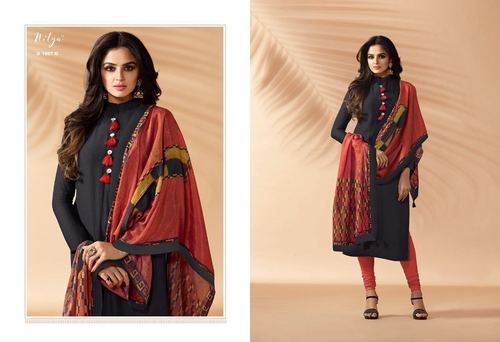 Black Churidar Salwar Kameez