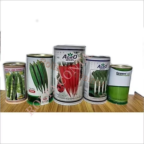 Vegetable Seeds Tin Can