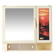 17416 Bathroom Cabinet S-Sliding Ivory