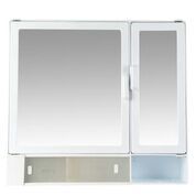 17416 Bathroom Cabinet D-Sliding White