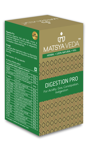 Digestion Pro - 750mg Veg Capsules | Herbal Energy Supplement, Promotes Digestion, Improves Gastrointestinal Health, Safe for All Ages
