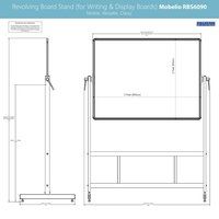 Revolving Board Stand Mobelio RBS6090