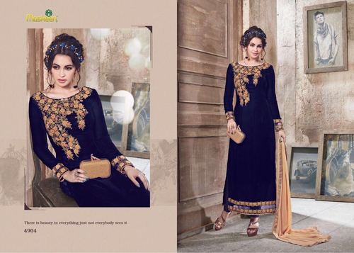 Velvet Party Wear Salwar Suit