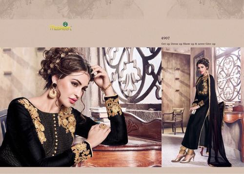 Velvet Designer Salwar Kameez