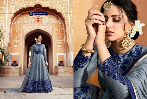 Pure Silk Designer Gown