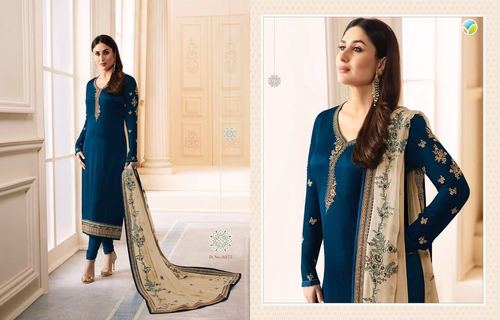 Blue Party Wear Suit