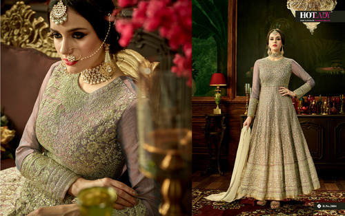 Golden Bridal Heavy Salwar Kameez