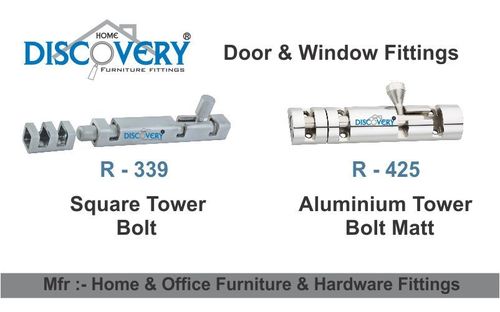 Aluminium Tower Bolt Application: As Window Fitting
