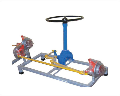 Worm and sector type steering system ( actual working model )