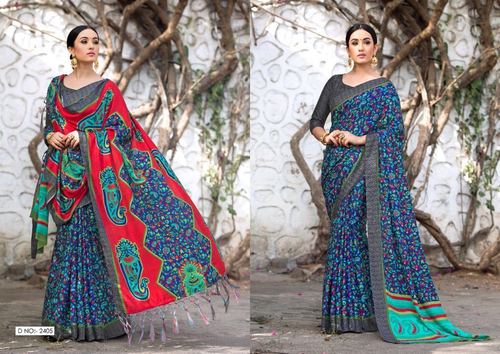 Pashmina Digital Printed Saree