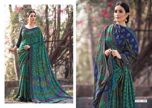 Pashmina Digital Saree