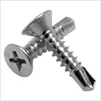Plated Self Drill Csk Head Screw