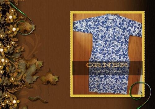 Blue Cotton Kurti
