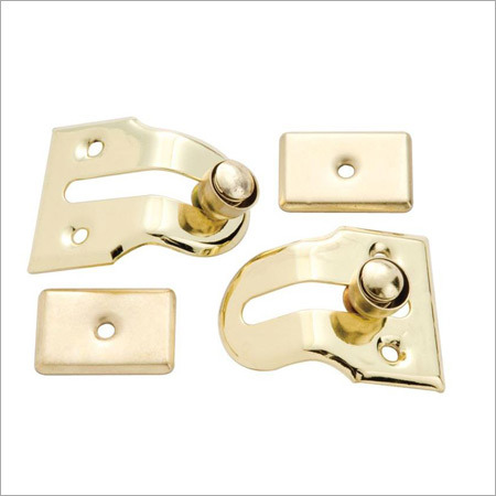 Window Security Accessories - Brass, 2x1 Inch, Gold Finish | Enhanced Security, Easy Installation, Weather Resistant
