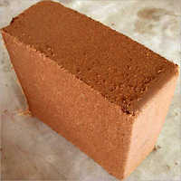 Coconut Coir Brick - Rectangular Shape | Eco-friendly Soil Amendment With High Water Retention For Moisture Control And Root Protection