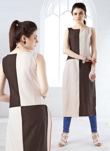 overlay kurti