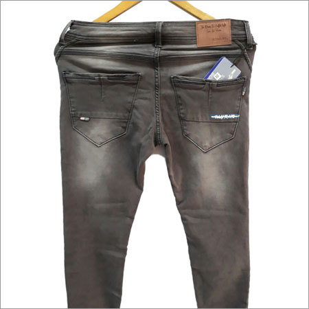 Men's Faded Grey Jeans