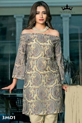 FAUX GEORGETTE FABRIC SALWAR KAMEEZ