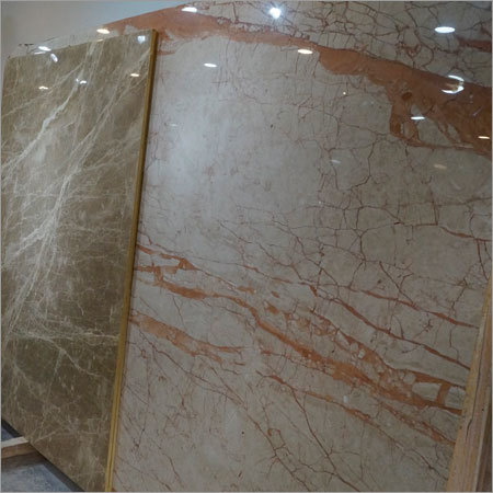 Elegant Beige Marble Slab