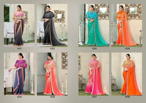 Mintorsi Lunching New Designer Saree Catalog, Roopmala 4201 To 4208 Series