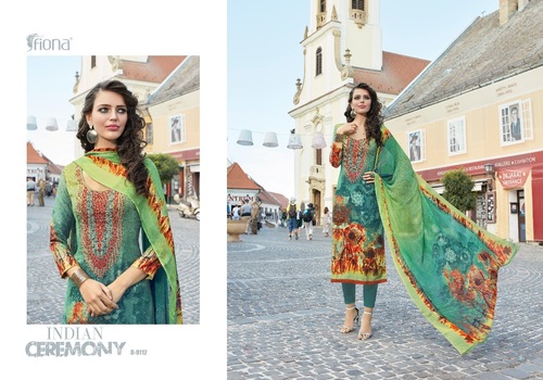 Pashmina Digital Printed Salwar Kameez