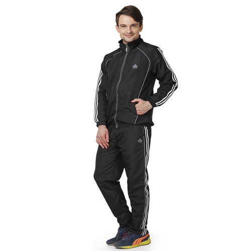 Mens black & white Tracksuit
