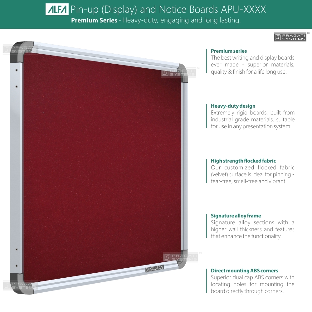 Alfa Heavy-duty Pin-up Boards (Display Boards)