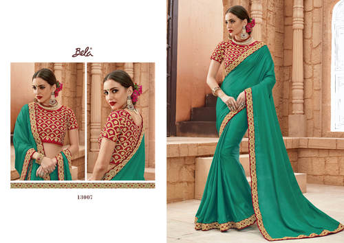 Designer Printed Party Wear Saree