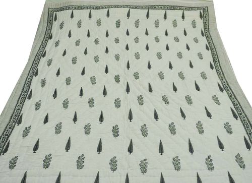 Block Print Jaipuri Quilt