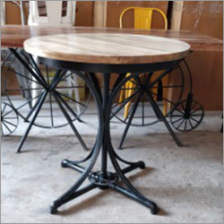 Restaurant Round Table No Assembly Required