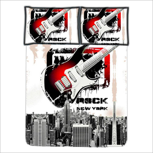 Guitar Print Bedsheet