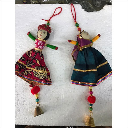 Wooden Items - Wood & Fabric, 8x4 Inches, Multicolor | Handcrafted, Hand-Painted, Durable, Intricate Traditional Design, Lightweight