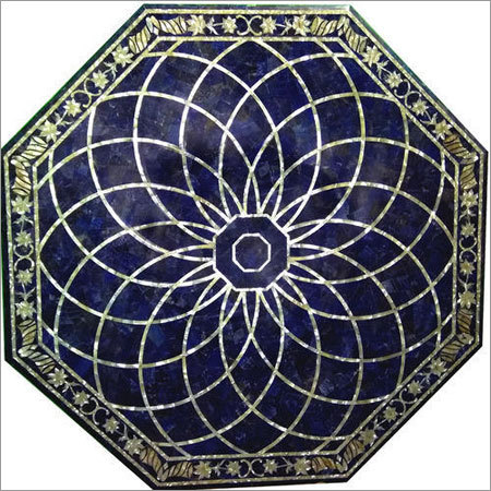 Octagonal Dining Table Top By ZAHAB MARBLE ARTS