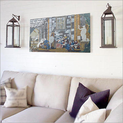 Marble Inlay Wall Panel