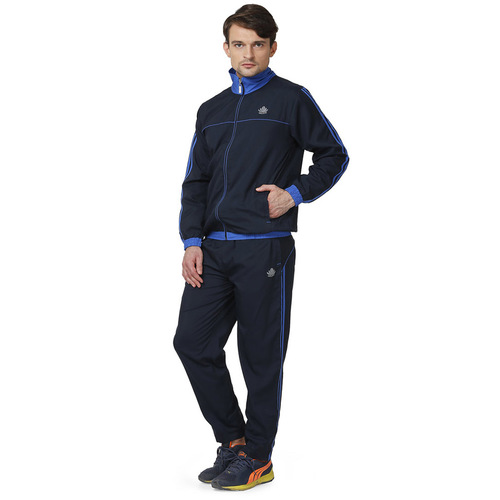 Polyester Mens Nevy & Royal Blue Tracksuits