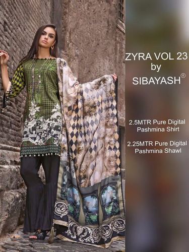 WINTER WEAR PASHMINA PRINTED SALWAR KAMEEZ